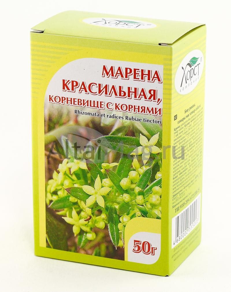 Марена красильная рисунок