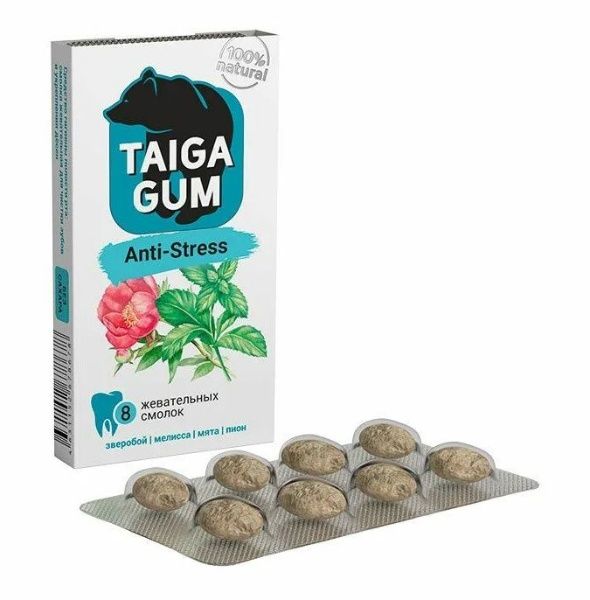Изображение товара Смолка жевательная Taiga Gum RELAX Алтайский нектар №8 Смолка жевательная Taiga Gum RELAX Алтайский нектар №8 фотография