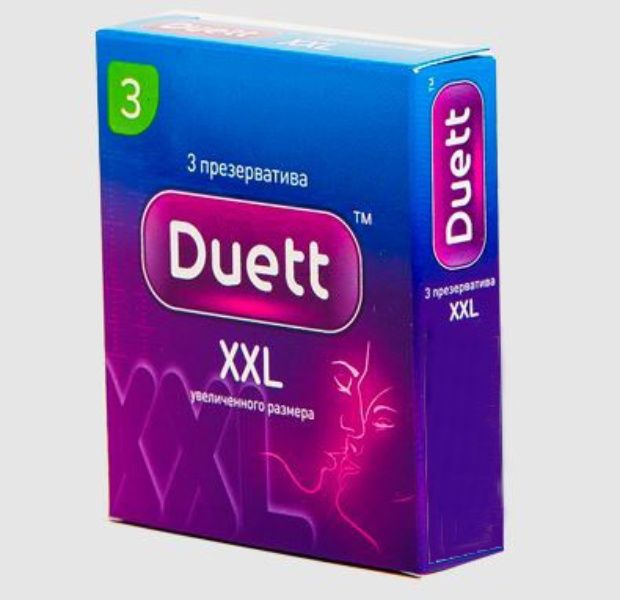 Duet's. Презервативы Duett размер.