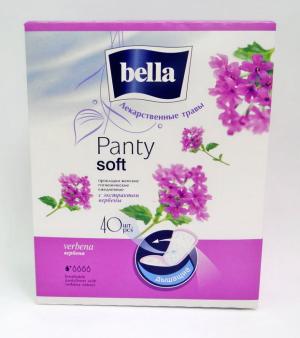 Прокладки белла panty soft verbena экстракт вербены 40шт