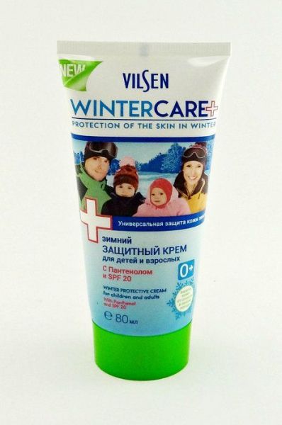 Крем зимний защитный Вилсен winter care для детей и взрослыхых spf20 80мл фотография