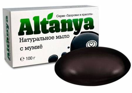 Изображение товара Мыло Алтания натуральное с мумиё, 100 г Мыло Алтания натуральное с мумиё, 100 г фотография