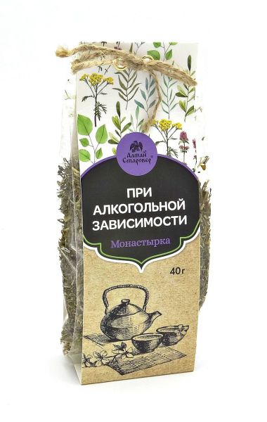 Фита Монастырка Противоалкогольный чайный напиток Алтай-Старвовер 40г фотография