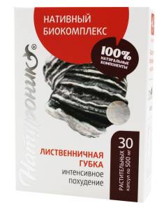 Натуроник лиственничная губка, 30 капсул