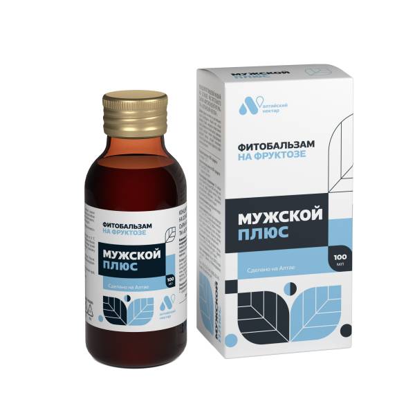 Фитобальзам мужской (без сахара) 100мл Алтайский нектар фотография