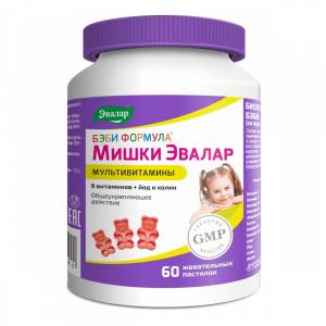 Бэби Формула® Мишки, жевательные пастилки, 60 шт.