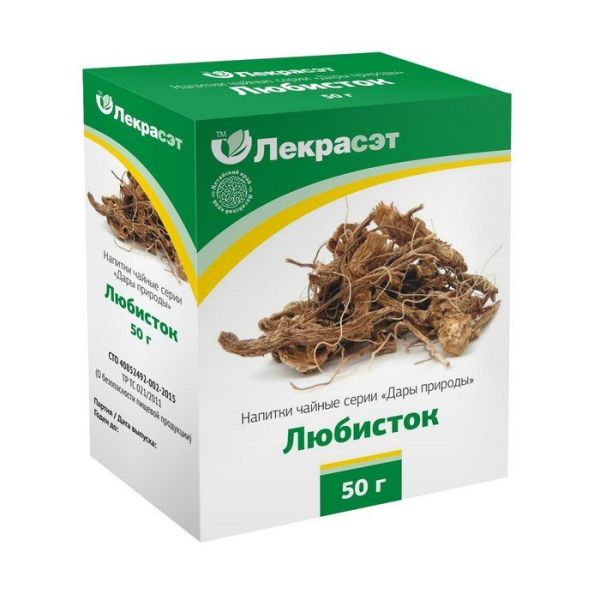 Изображение товара Любисток (корень) чайный напиток Лекра-Сэт 50г Любисток (корень) чайный напиток Лекра-Сэт 50г фотография
