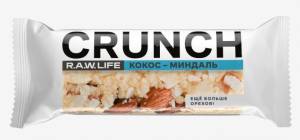 Батончик CRUNCH Ореховый  R.A.W.LIFE кокос/миндаль 40г