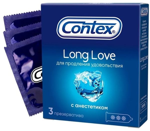 Презерватив Contex Long Love продлевающий 3шт фотография